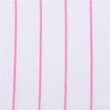 Bask Home Jersey Fitted Crib Sheet - Bright Pink Stripe