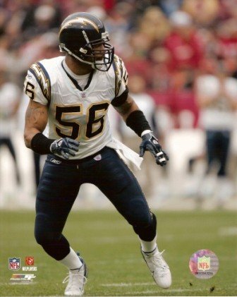Shawn Merriman San Diego Chargers 8x10 Color Photo