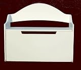 - Toy & Storage Box w/ Bench-White