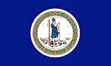 Virginia flag (Old Dominion) 3 x 5 feet Superknit polyester