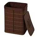 M�ve - Bamboo Basket Bambus - W�schekorb viereckig mit Deckel - 072
