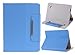 GreatCase Universal Carrying Case Folio Faux Leather Stand Flip Cover for 8 Inch Android Tablet (8 Inch, Blue)