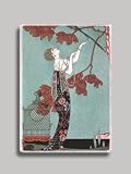 Art Nouveau Refrigerator Magnet
