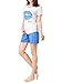 VENTELAN Women's Short Sleeve Pajama Sets Sweet Kisses Printed Summer Sleepwear