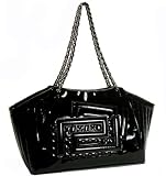 41rq1MgpthL._SL160_ - Versace Black Patent Leather Handbag - leather-clutch-purse