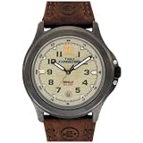 TIMEX - Expedition, Metal Field, Cream Dial, Indiglo, Brown Leather