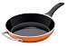 Silit 11-Inch Frying Pan with Helper Handle, Wild Orange