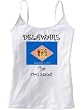 DELAWARE - THE FIRST STATE - FLAG - State Series - White Women's / Girls Camisole (Girlie / Babydoll)