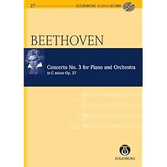 Konzert Nr. 3 c-Moll: op. 37. Klavier und Orchester.: Eulenburg+pocket Score AND Audio CD (Eulenburg Audio+Score)