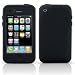 Black XYLO SuperTuff Silicone Rubber Skin Case Cover Pouch Fits Apple iPhone 3G & 3GS. Part of the XYLO ACCESSORIES RANGE.