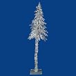 3' Pre-Lit Silver Sparkling Fantasy Artificial Christmas Tree - Clear Lights