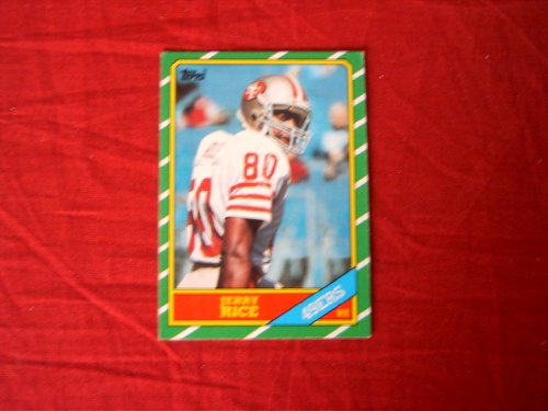 1986 Topps # 161 Jerry Rice (RC) San Francisco 49ers - Rookie Football Card