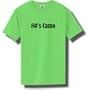 80's Camo Bright Neon Orange Short Sleeve T-Shirt - Medium