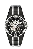 Bulova Men's Marine Star Mechanical Hand-Wind Automatic Black Dial Watch #98A108