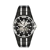Bulova Mens Marine Star Mechanical Hand-Wind Automatic Black Dial Watch #98A108 by Bulova