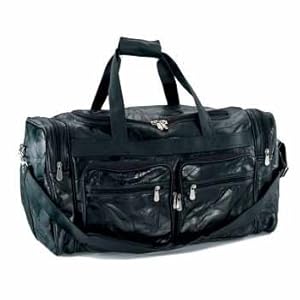 Black Leather Tote Bag