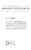 Produkt-Bild: Zeitschrift f&uuml;r Bah&aacute;'&iacute;-Studien: Heft 2/2008
