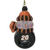 Tony Stewart NASCAR Light-Up Acrylic Snowman Ornament (3")