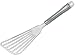 Paderno World Cuisine  slotted fish turner with stainless steel blade  and handle 7 1/2"