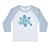 DribbleFactory Spit On That Tissue and I'll Call Social Services Blue Baseball Top (12 Months)