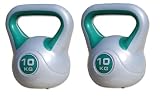 vinyl kettlebell pair 2x 10kg, kettle bells 10kg