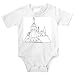 Onesie with "black and white", Muslim, "Middle East", Islam, mosque, monument, structure, building, Arabia