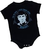 Star Trek Bodysuit Almost Smile Infant Onesie