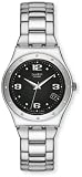 Image of Swatch Ladies Her Tender Black Stainless Steel Bracelet Watch