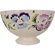 Pansy pansies Stenciled Fruit Design Cafe au Lait Bowl ~ French Designs