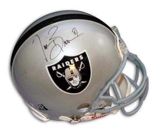 Autographed Tim Brown Oakland Raiders Proline Helmet