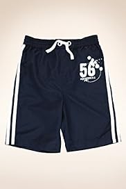 Stripe Print Swim Shorts