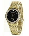 Men's Pierre Cardin 8-Diamond Accented Dial Weave Bracelet Watch - Black