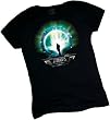 Coming Through -- Stargate Atlantis Crop Sleeve Fitted Juniors T-Shirt