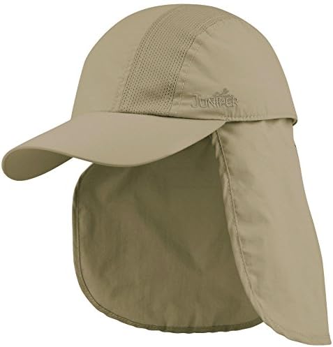 Juniper Sun Hats Taslon UV Cap with Detachable Flap