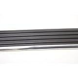 Auto-Tech Plastics BCG-008 Black with Chrome Insert Half Truck Roll Exterior Truck... by Auto Tech Plastics