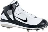 Nike 314320 Air Huarache 2K5 Metal Baseball Cleat Mid - White/ Black