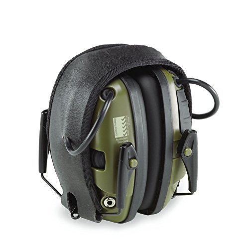 Foldable Noise Canceling Ear Muffs, Sport Sound Amplification Electronic Earmuff, Classic Green Foldable Noise Canceling Ear Muffs, Sport Sound Amplification Electronic Earmuff, Classic Green