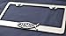 Jesus Fish Spiritual Love 3d Emblem Stainless Steel License Plate Frame Chrome, New