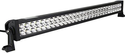 Supertoplight 1pcs 32'' 180W LED WORK LIGHT BAR Spot Flood Combo Beam Equipped with 60pcs/3w High Power LEDs ATV OFFROAD UTE 4X4 10-30V (32inch-180w)