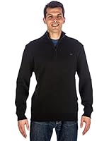 Noble Mount Men's 100% Cotton Half-Zip Pullover Sweater