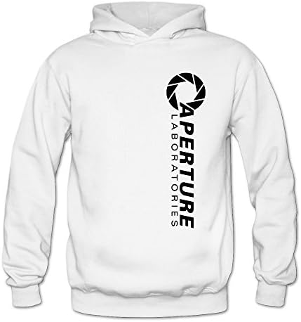 IHoo Women's Portal 2 Aperture Laboratories Fox Hoodie White S