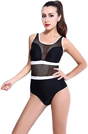 BELLAHM Sexy One Piece Swimwear Sports Feeling Swimsuit for Womens And Girls
