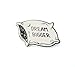 Dream Bigger Pillow Enamel Pin With Stars And Galaxy For Space Lovers