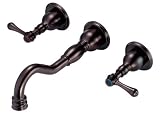 2 Handle Wall Mount Lavatory Trim Kit Oil Rubbed Bronze Opulence