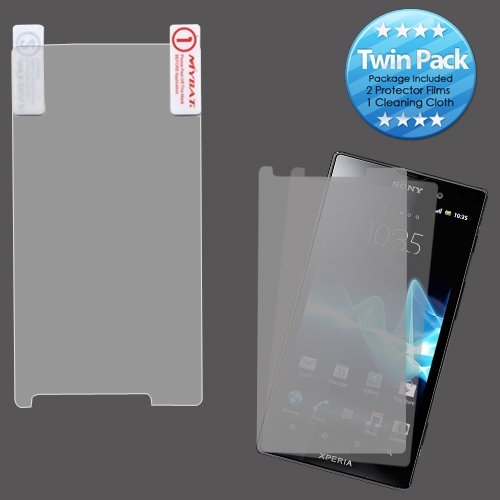MYBAT SERITL30ATLCDSCPRTW LCD Screen Protector for SERI Xperia TL TL30AT - Retail Packaging - Twin Pack