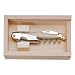 Ivory Color Handles Laguiole wine waiter corkscrew as used by professionals in gift box French imported
