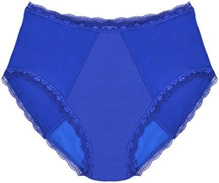 Womens Incontinence Underwear Full Brief Bamboo -Blue-XXL-Moderate