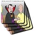 Rich Diesslins Funny General - Editorial Cartoons - Dracula Goes to Church - Coasters