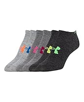 Under Armour Women's Liner No-Show Socks (6 Pairs)
