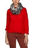 Alice Hannah Jacquard Fairisle Snood Women's Scarf Black/Cream One Size